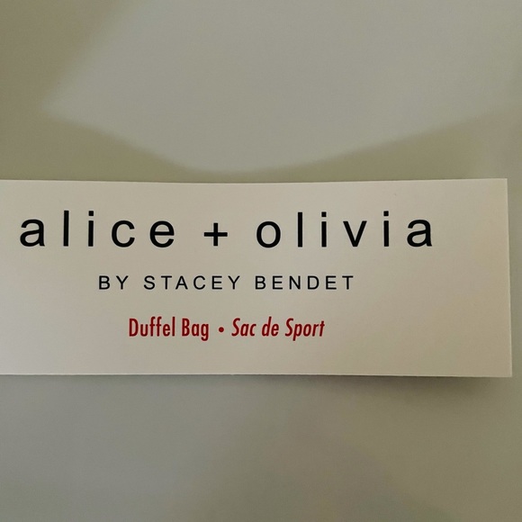 NEW Alice+Olivia Duffel Bag Daisy Pattern Removable Shoulder Strap & Zipper … - Picture 7 of 8